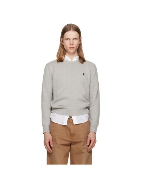 Polo Ralph Lauren Gray Polo Long Sleeve Sweater