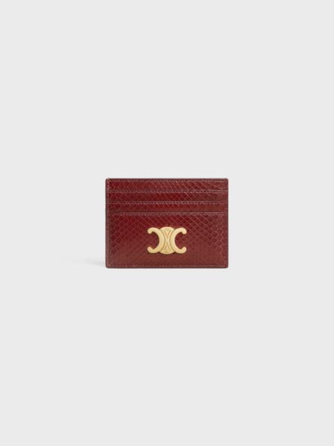 CELINE CARD HOLDER TRIOMPHE IN PYTHON
