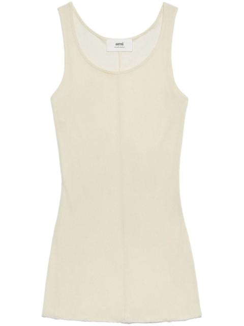 AMI Paris scoop-neck sleeveless tank top