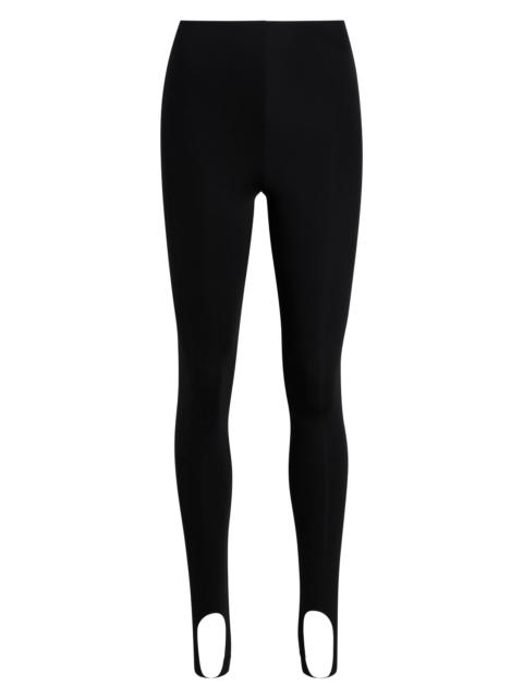 commando Women's Neoprene Stirrup Leggings - Black