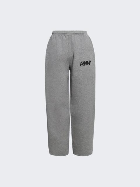alexanderwang.t Graphic Articulated Leg Sweatpant Dark Heather Grey