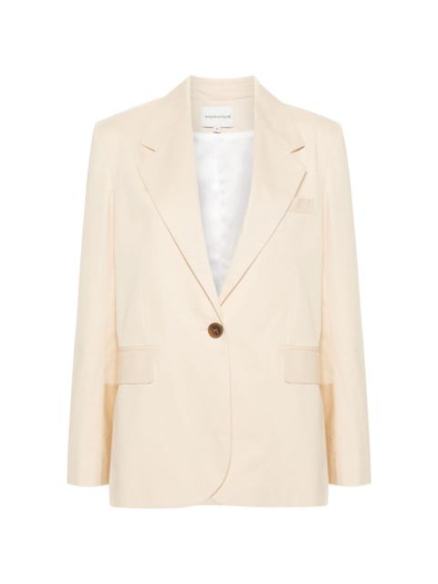 tailored cotton blazer