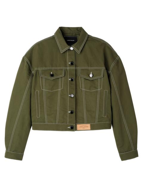Longchamp Jacket Khaki - Gabardine