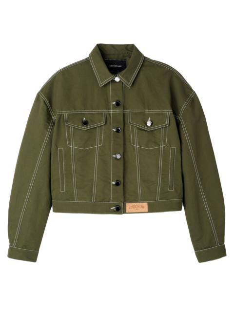 Longchamp Jacket Khaki - Gabardine