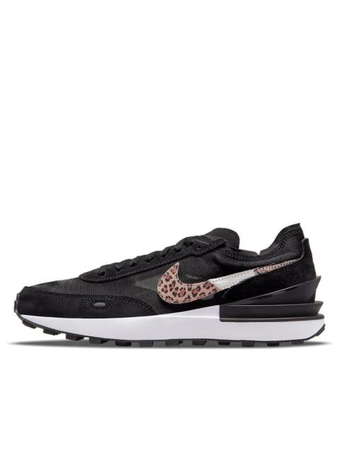 (WMNS) Nike Waffle One 'Black Leopard' DJ9776-001