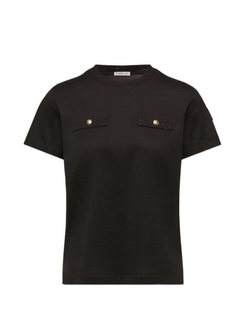 Moncler button detail T-shirt