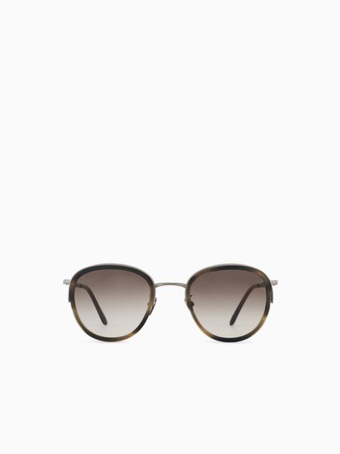 GIORGIO ARMANI MEN’S SQUARE SUNGLASSES