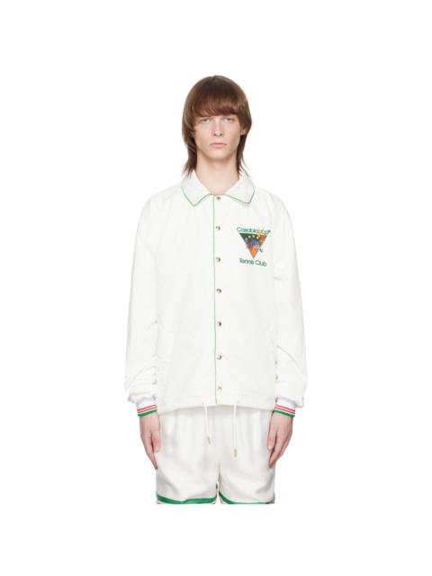 CASABLANCA White 'Tennis Club' Jacket