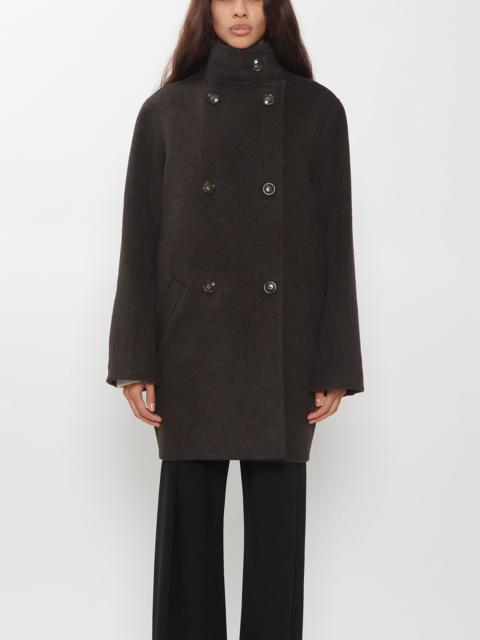 Loulou de Saison Olmo High-Neck Wool Cashmere Coat