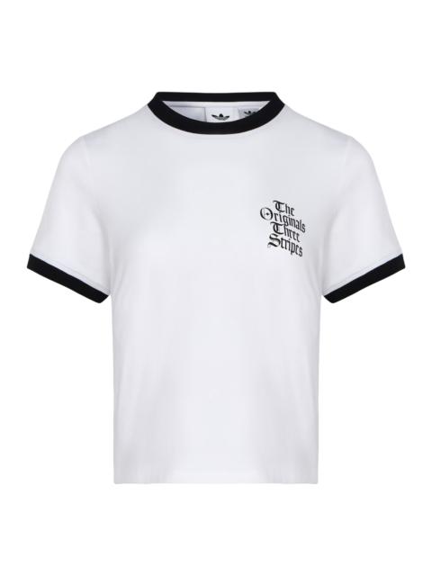 adidas (WMNS) adidas T-Shirt Asia Sizing 'White' KT3060