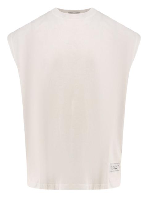 ih nom uh nit logo-patch tank top