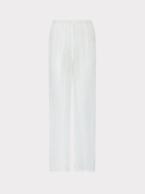 MILLY Celina Pinstripe Cover-Up Pant