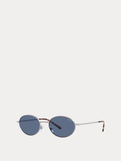 Polo Ralph Lauren Retro Oval Metal Sunglasses