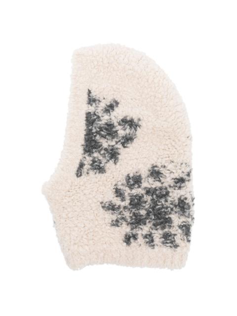 Brunello Cucinelli faux-shearling knit hat