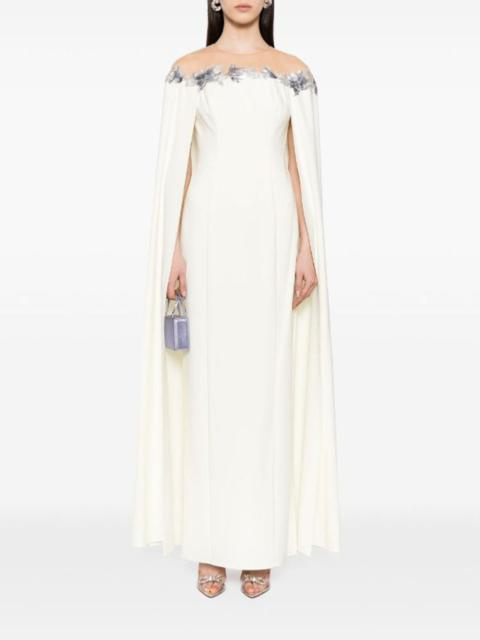 Marchesa EMBROIDERED ILLUSION GOWN