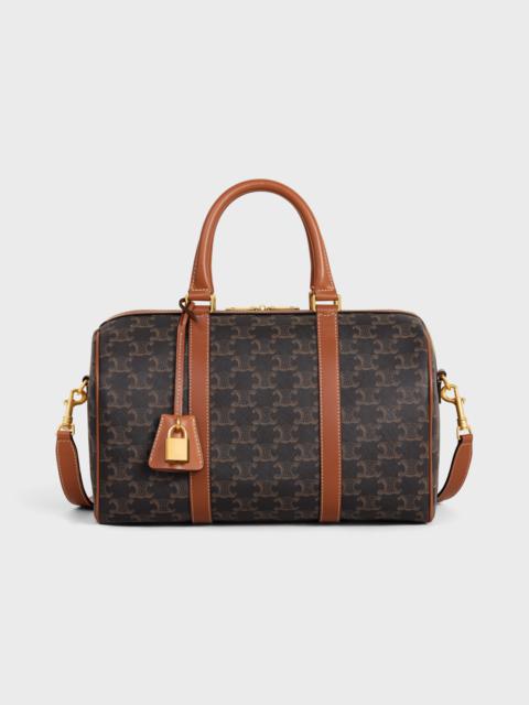CELINE BOSTON in Triomphe Canvas and calfskin