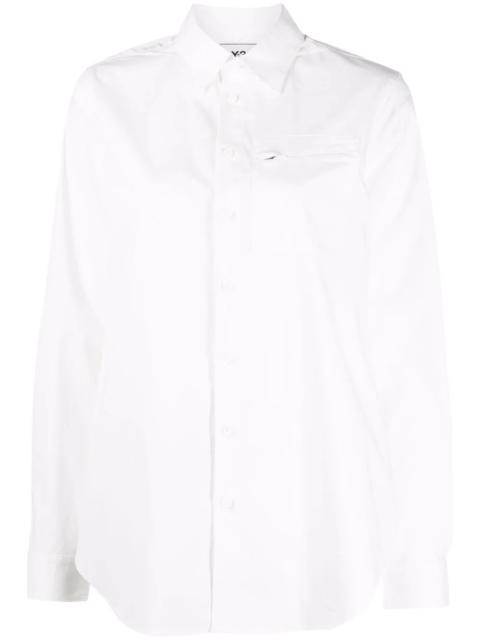 Y-3 chest patch pocket shirt