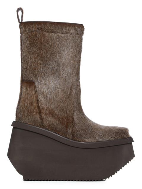 Rick Owens Brown Concordians Factory Boots