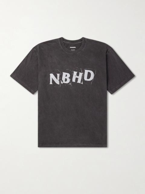 NEIGHBORHOOD Logo-Printed Cotton-Jersey T-Shirt