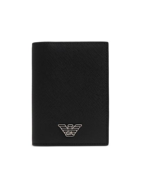 EMPORIO ARMANI logo-plaque cardholder
