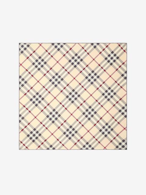 Burberry Check Silk Scarf