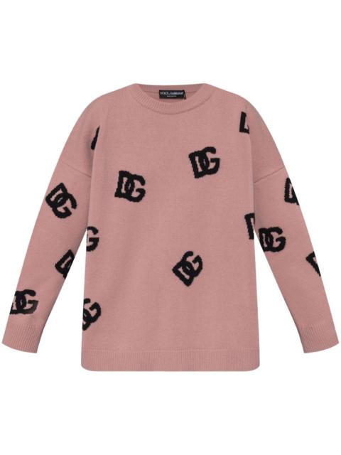 Dolce & Gabbana logo-intarsia sweater