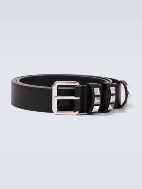 Valentino Rockstud leather belt