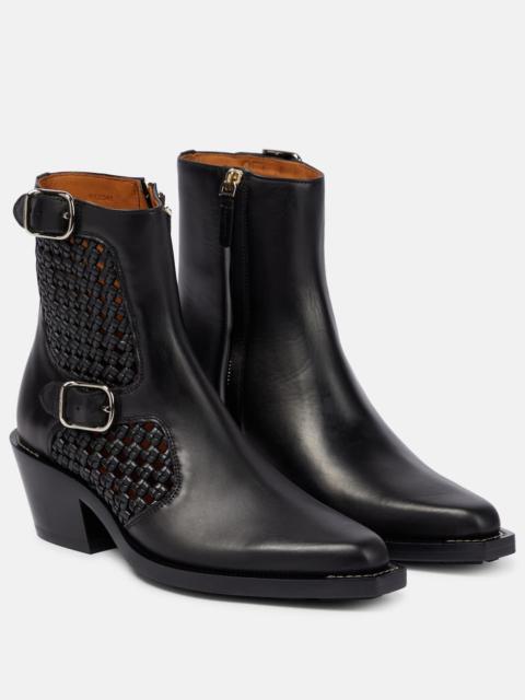 Nellie leather ankle boots