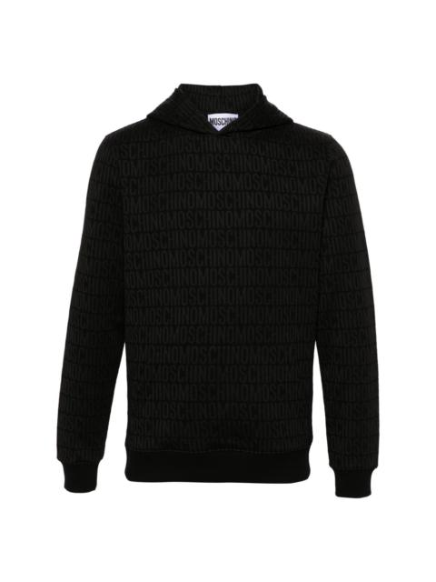 Moschino logo-print hoodie