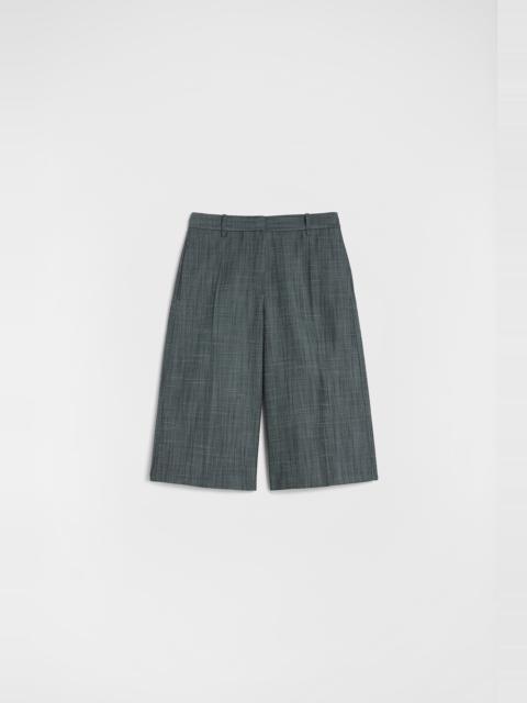 Jil Sander Wool Flamé Shorts