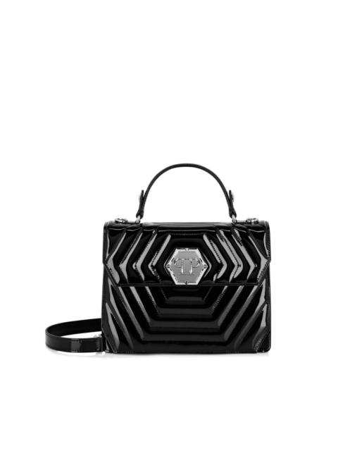 PHILIPP PLEIN medium Superheroin leather handle bag