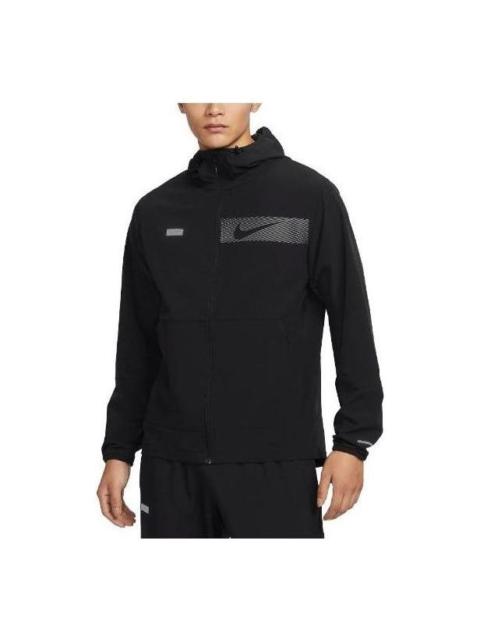 Nike Nike Unlimited Repel Hooded Versatile Jacket 'Black' FB8559-010