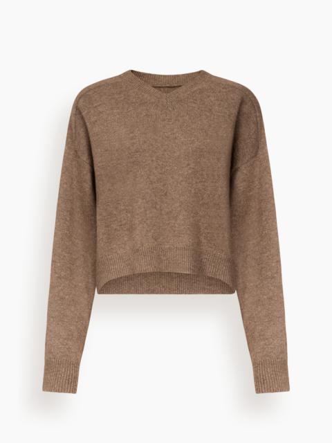 Loulou de Saison Anzor V-Neck Sweater in Nutmeg