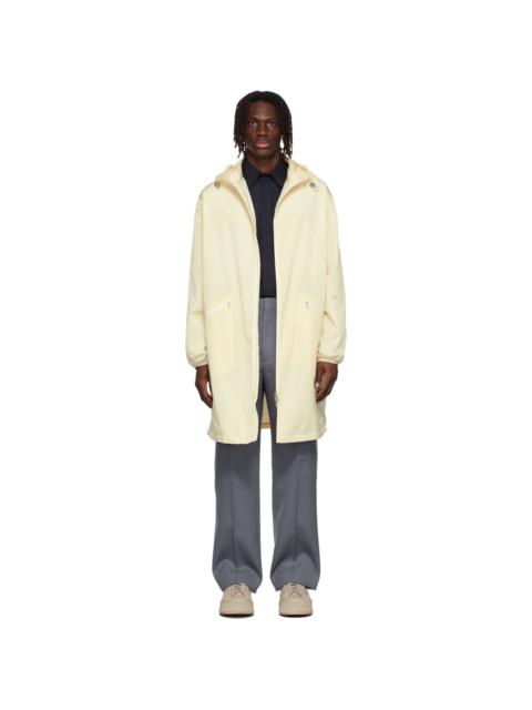 Jil Sander Off-White Nylon Parka
