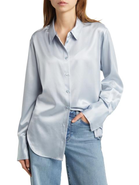 FRAME The Standard Women's Stretch Silk Button-Up Shirt