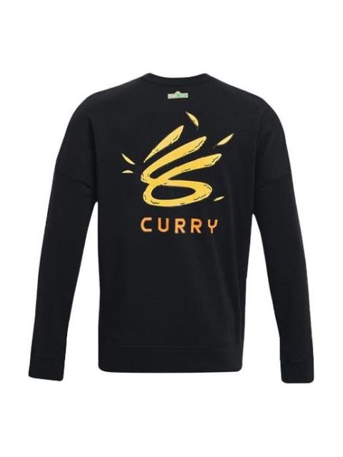 Under Armour Under Armour Curry Big Bird Long Sleeve T-shirt 'Black Yellow' 1369617-001