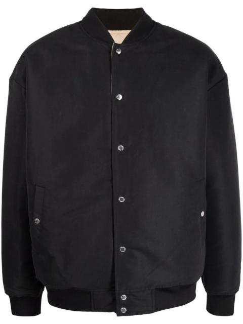 PUMA logo-patch detail bomber jacket