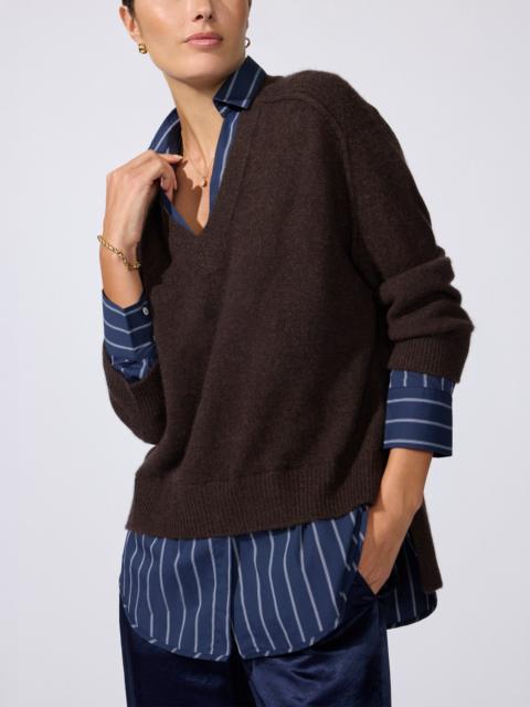 BROCHU WALKER The Looker Layered V-Neck