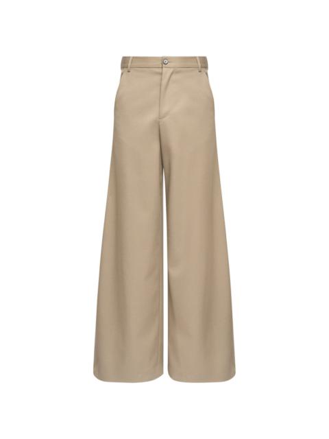 tailored wide-leg trousers