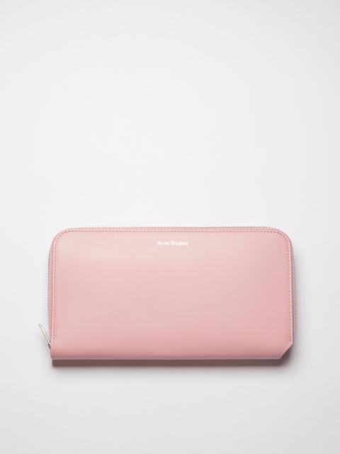 Acne Studios Continental wallet - Powder pink