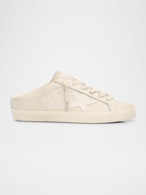 Golden Goose Super-Star Croc-Effect Slip-On Sneakers