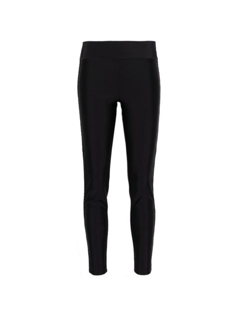 VERSACE JEANS COUTURE logo-jacquard leggings