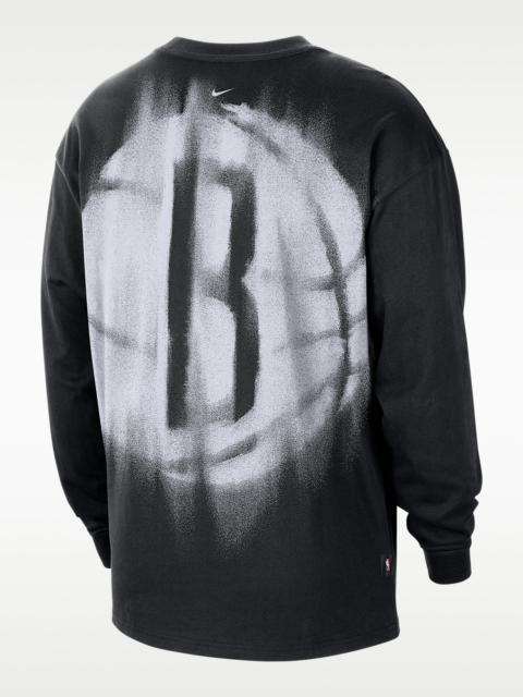Nike Brooklyn Nets Standard Issue Men's Basketball Long-Sleeve Top