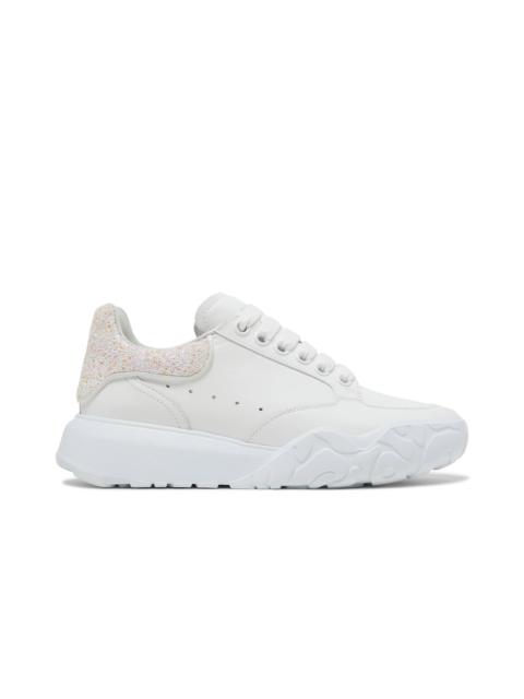Alexander McQueen Alexander McQueen Wmns Court Trainer 'White Pink Glitter'