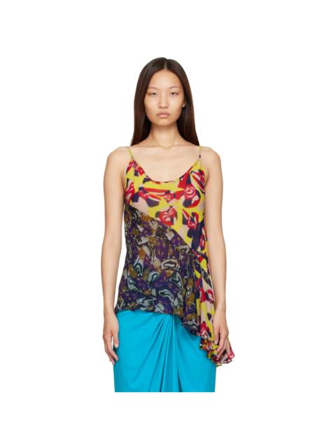 Dries Van Noten Multicolor Viscose Slip Top
