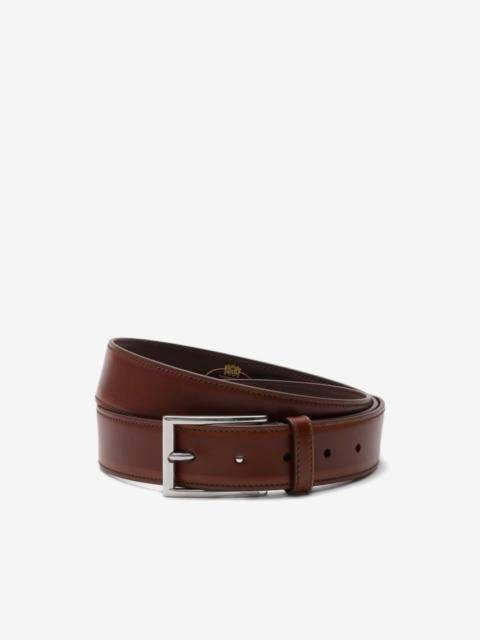 Church's leather buckle-fastening belt