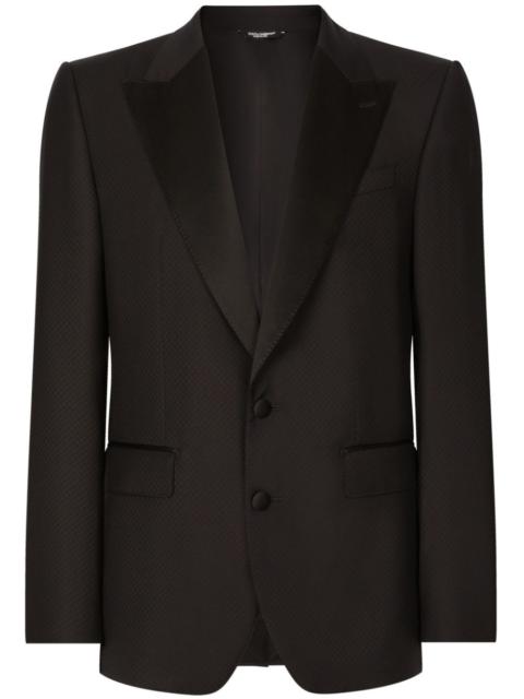 Dolce & Gabbana contrasting lapels two-piece suit