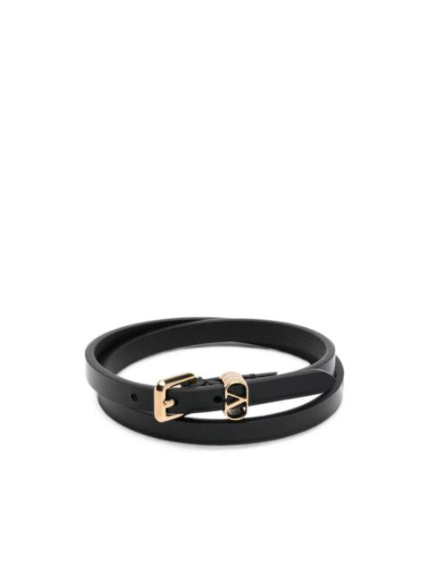 Valentino VLogo Signature leather bracelet