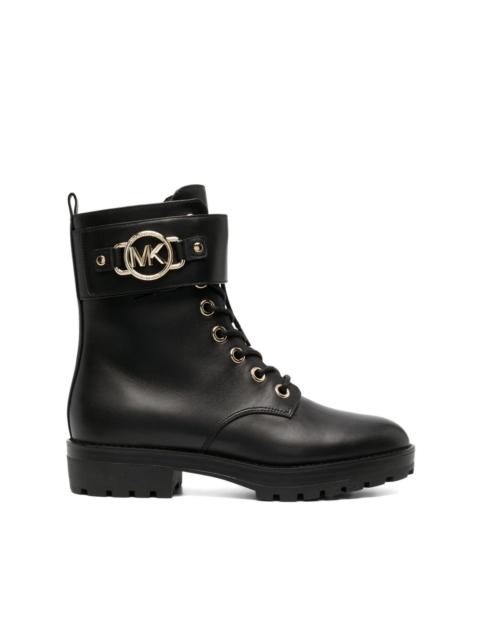 MICHAEL KORS Rory lace-up leather boots