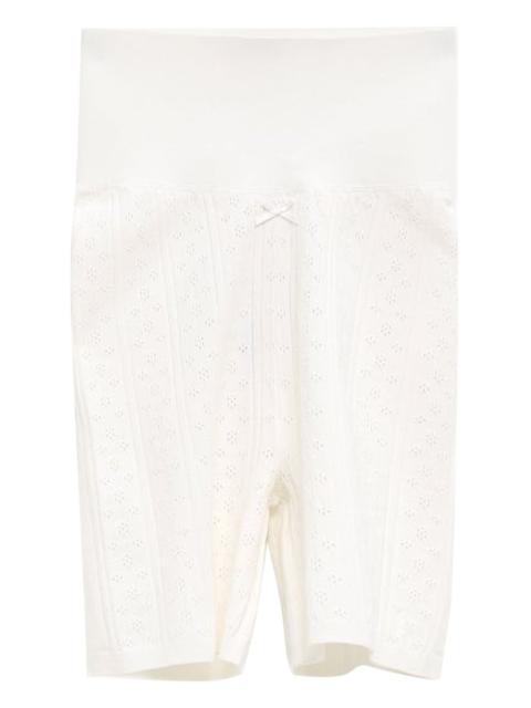 JW Anderson pointelle bow shorts